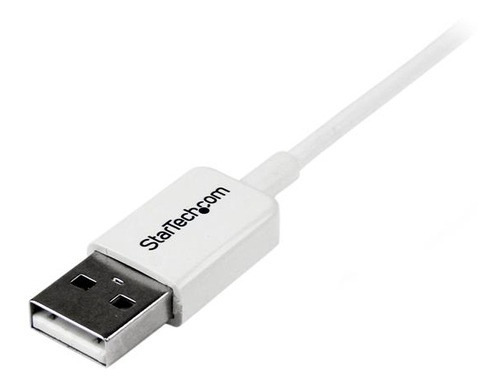 Cable Micro Usb B (m) A Usb A (m) Blanco 2mts Usbpaub2mw /vc