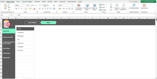 Matriz De Planejamento E Estratégia Para 5w2h Em Excel