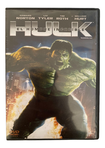 Dvd Hulk El Hombre Increible Edward Norton Liv Tyler Marvel (Usado)