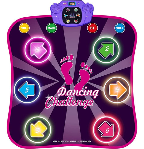 ~? Bambilo Light Up Dance Mat Para Niños, Juguetes De Baile 