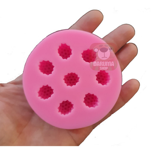 Imagen 3 de 7 de Molde Silicona Frambuesas Moras Fondant Porcelana Belgrano
