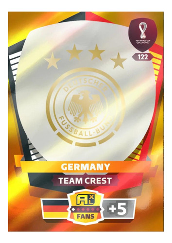 Cartas Adrenalyn Qatar 2022 - Team Germany.