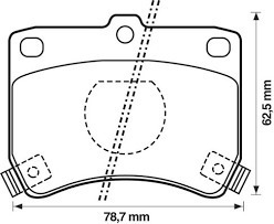 Pastilla Freno Delantero Ford Festiva Kia Mazda Jurid 