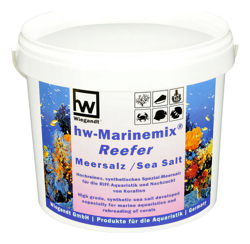 Sal Hw Marinemix Reefer Marinho Aquário Peixes Corais 12,5kg