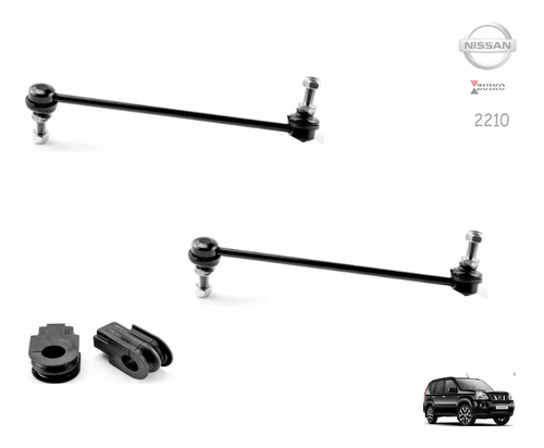 Kit Tornillo Estabilizadores Y Gomas Nissan Xtrail 08-14