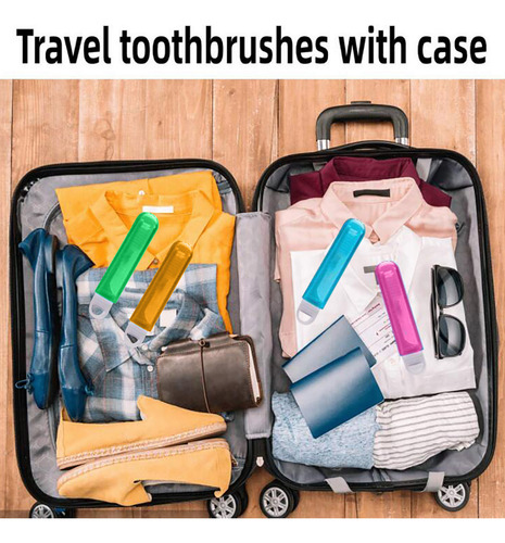 Cepillo De Dientes Plegable L Travel Bulks Con Diente 7382