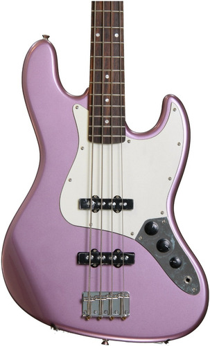 Bajo Squier Jazz Bass Affinity Series Burgundy Mist Metallic