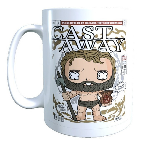 Taza Tazon Diseño Chuck Nolan, Cast Away, Naufrago Tom Hanks