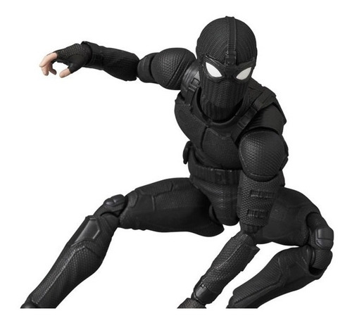 Spiderman Far From Home Mafex 125 Stealth Suit Mono Nocturno