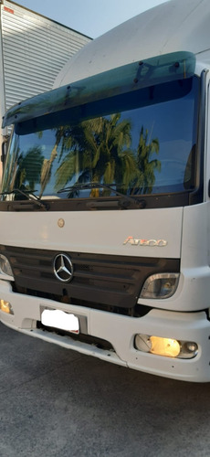 Mb Mercedes Atego 2425 2012 Leito Com Baú De 8,70