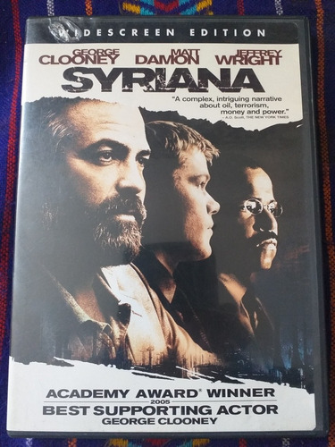 Syriana Dvd George Clooney 