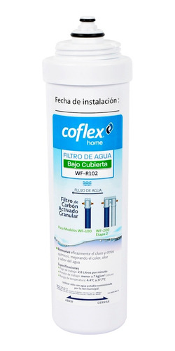Filtro De Agua Bajo Cubierta Coflex Wf-r102