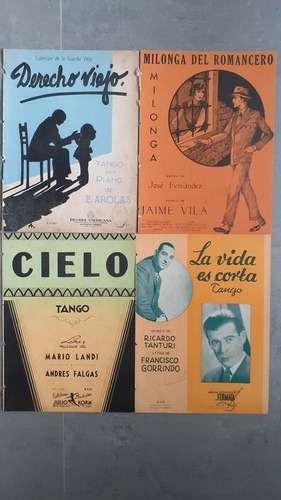 Imagen 3 de 4 de Tango Partituras. Lote De 16. 51925.