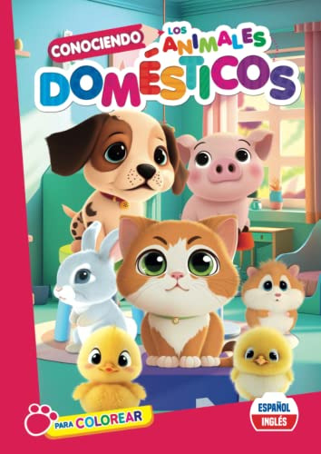 Conociendo Los Animales Domesticos: Para Colorear Español In