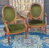 Comprar Sillones Luis Xvi De Sala Living Medallón Francés $480.000