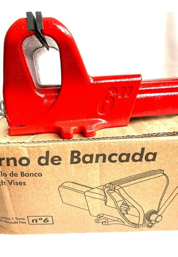 Morsa Torno De Bancada Nº 6 Série Lider 152,4mm Somar