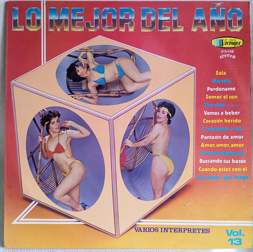 Jch-varios Lo Mejor Del Año Vol.13 Salsa 1987 Colombia Lp (Usado)