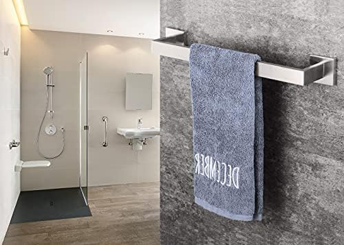 Toallero De 16 Pulgadas Para Baños De Acero Inoxidable 304 D