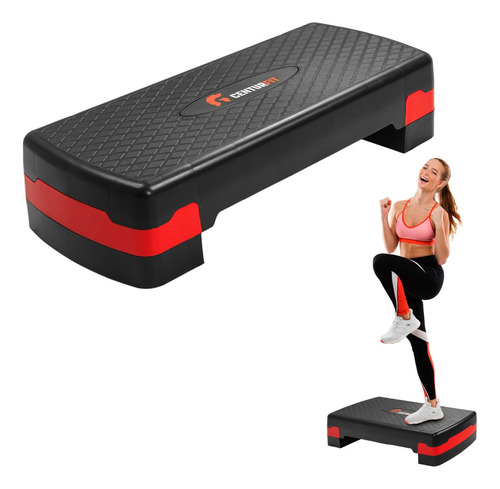 Step Banco Aerobics Fitness Crosfit 9.5 A 15 Cm Ajustable