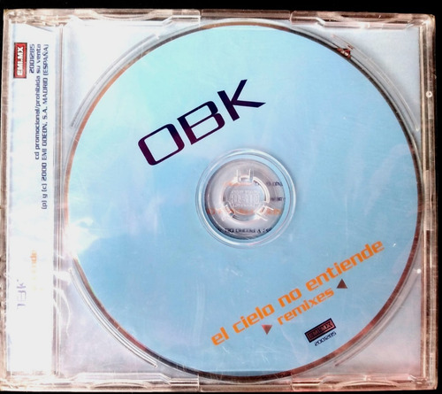 Obk - El Cielo No Entiende (remixes) (Usado)