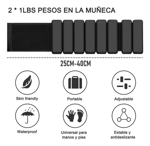 Polainas Para Tobillos Y Muñecas, 2 Pack Polainas De