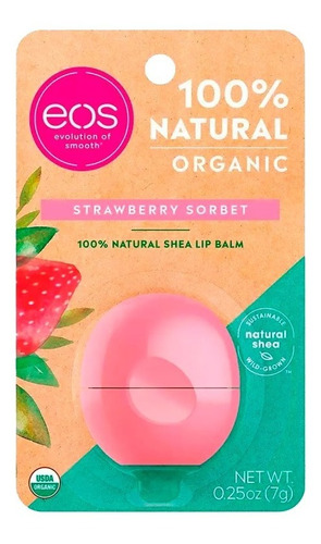 Labial Balsamo Eos Evolution Strawberry (7g)