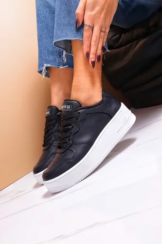 Zapatillas Mujer Moda Plataformas Sneakers Urbanas Cuero Pu