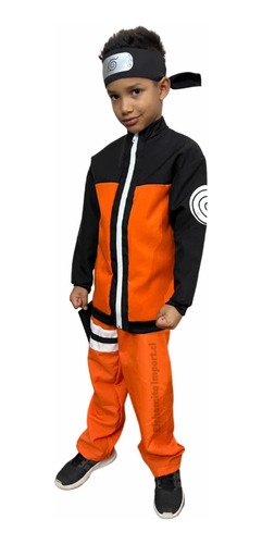Imagen 5 de 9 de Disfraz Traje Naranjo Naruto
