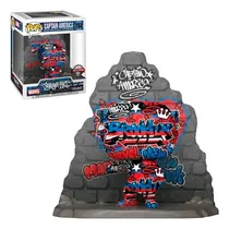 Comprar Arte callejero exclusivo de Capitán América de Funko Pop Marvel - 752