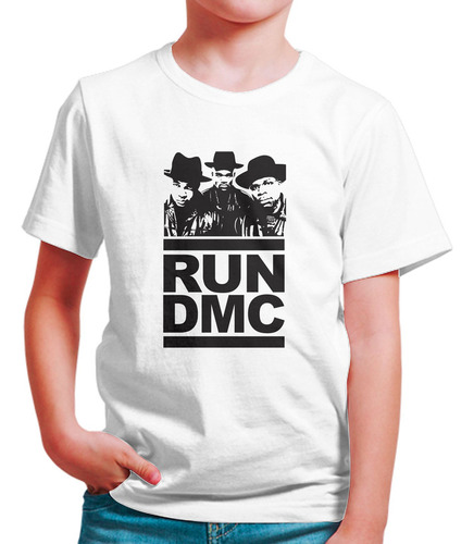 Polo Niño Run Dmc Black (d0485 Boleto.store)