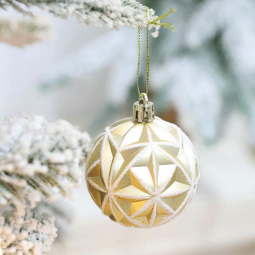 40x Adornos De Bolas De Navidad Colgantes Con Dijes,
