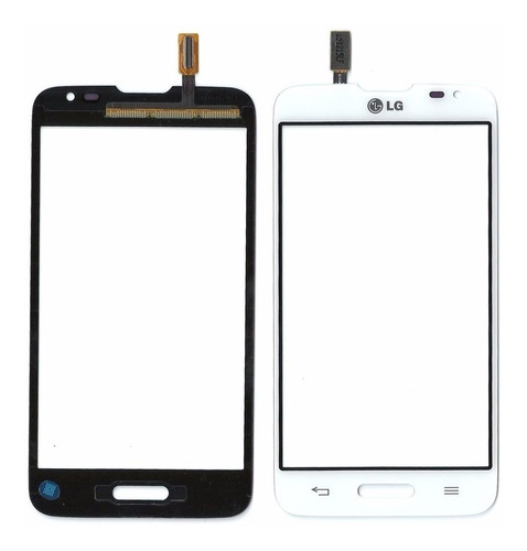 Tela Touch Screen Celular LG L70 D320 1 Chip Com Furo Branco