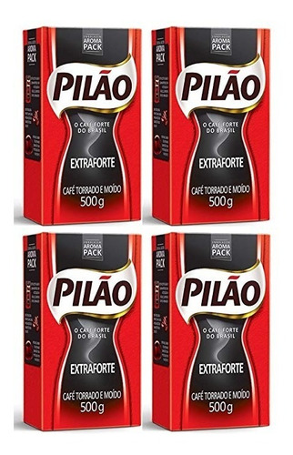 Pilão Extra Fuerza Café 17,6 Oz | Café Forte Extra 500g (paq