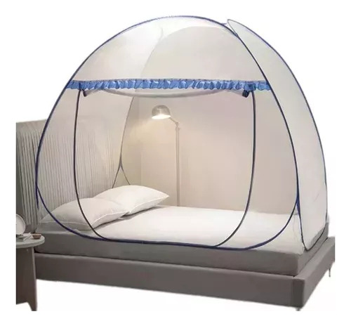 Mosquitera Desplegable Con Cama Matrimonial