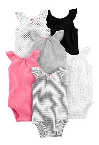 Simple Joys By Carter's Baby Girls 'body Sin Mangas, Paquete