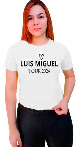 Polera Luis Miguel Tour 2024 Estadio Nacional Exclusividad 1