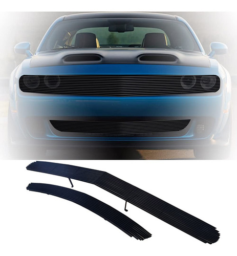 Para Dodge Challenger Phantom Parrilla Delantera Billet Over