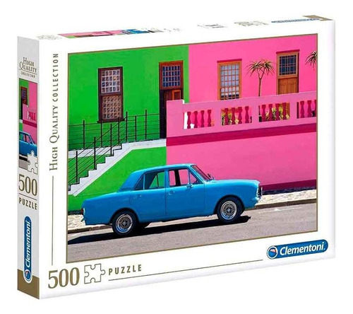 Puzzle Clementoni 500 Piezas Auto Azul High Quality