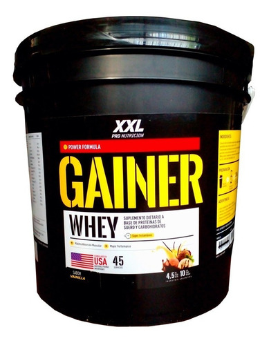 Gainer 4.5kg Xxl Pro Nutrition Ganador De Peso