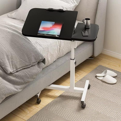 Mesa Dupla Articulada Notebook Ajuste Altura Rodinhas Casa