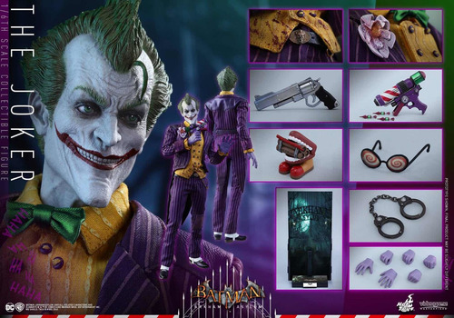 Joker Batman Arkham Asylum 1/6 Dc Hot Toys Harley Bane Vgm27