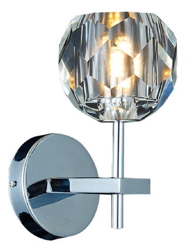 Lámpara De Pared Moderna Metal/cristal Click & Light Amster