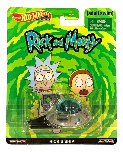 Nave Rick & Morty Ship Hot Wheels Premium