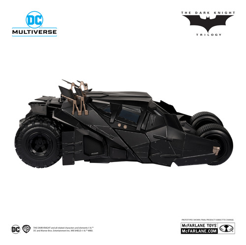 Lucius Fox & Tumbler The Dark Knight Dc Multiverse Mcfarlane