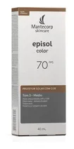 Comprar Protetor Solar Facial Episol Color Fps70 Tom 3 Médio Com 40m