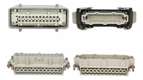 Conector Industrial Ciset 24 Polos 16 Amp Kit Macho Hembra