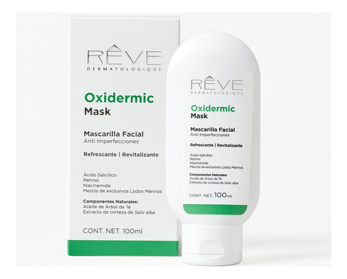 Reve Oxidermic Mask Mascarilla Anti Imperfecciones 100ml Tipo de piel Todo tipo de piel