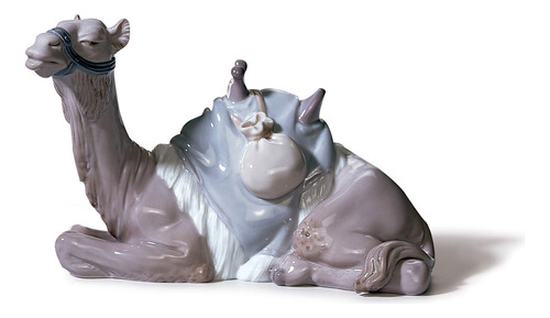 Lladró Figura De Belén De Camello De Porcelana. Figura De Ca