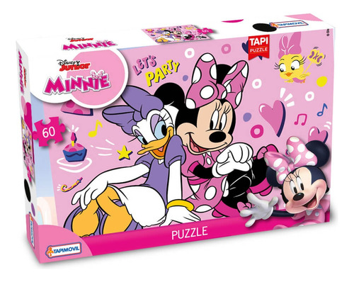 Puzzle Gigante 60 Piezas Minnie Mouse Disney Tun Tunishop