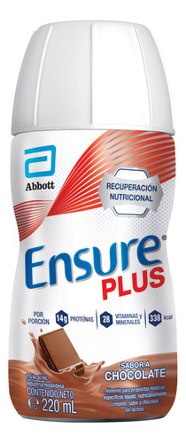 Multivitaminico Ensure Plus Liquido Chocolate 220ml X 10u